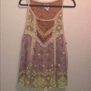 Small Pink Ivy Jane Floral Embroidered Top